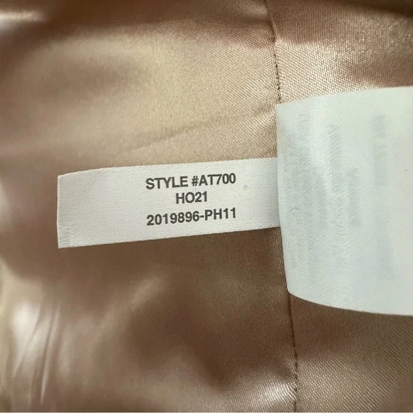 J. Crew Double-breasted Topcoat Trench Italian Wool-Cashmere Tan Plus Size 18 - Picture 7 of 10